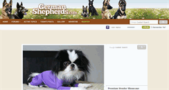 Desktop Screenshot of germanshepherds.com